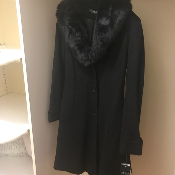 ralph lauren wool coat womens